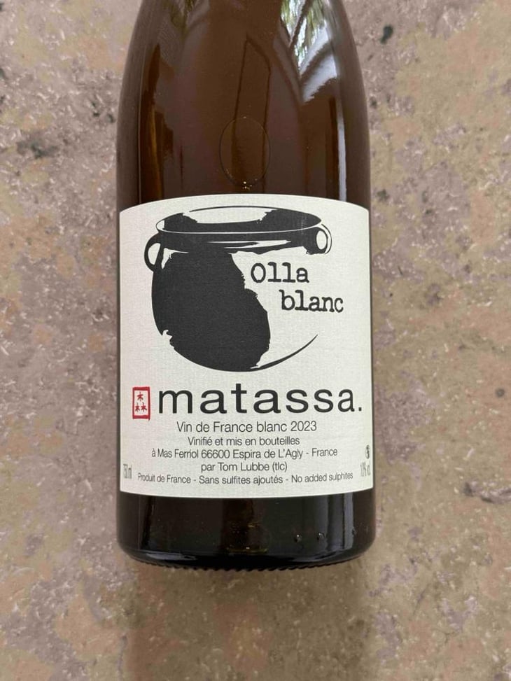 Olla Blanc - Domaine Matassa - Tom Lubbe 