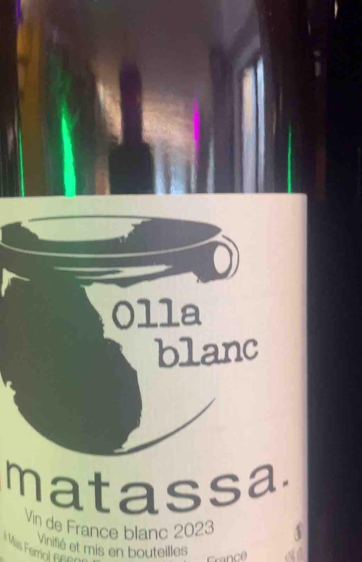 Olla Blanc - Domaine Matassa - Tom Lubbe 