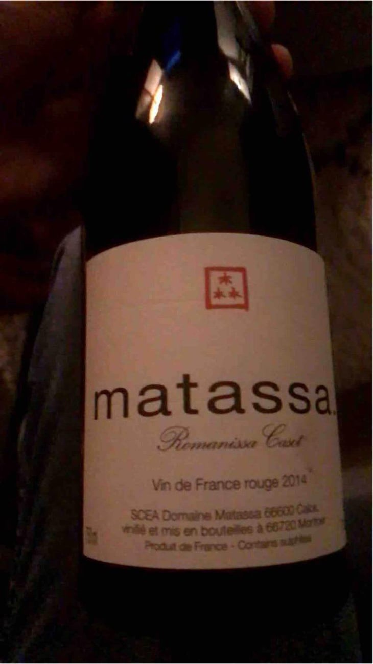 Coume de l’Olla Rouge - Domaine Matassa - Tom Lubbe 