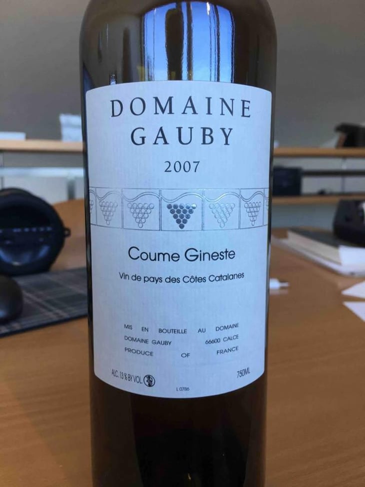 Coume Gineste - Domaine Gauby - Gerard, Lionel & Ghislaine Gauby 