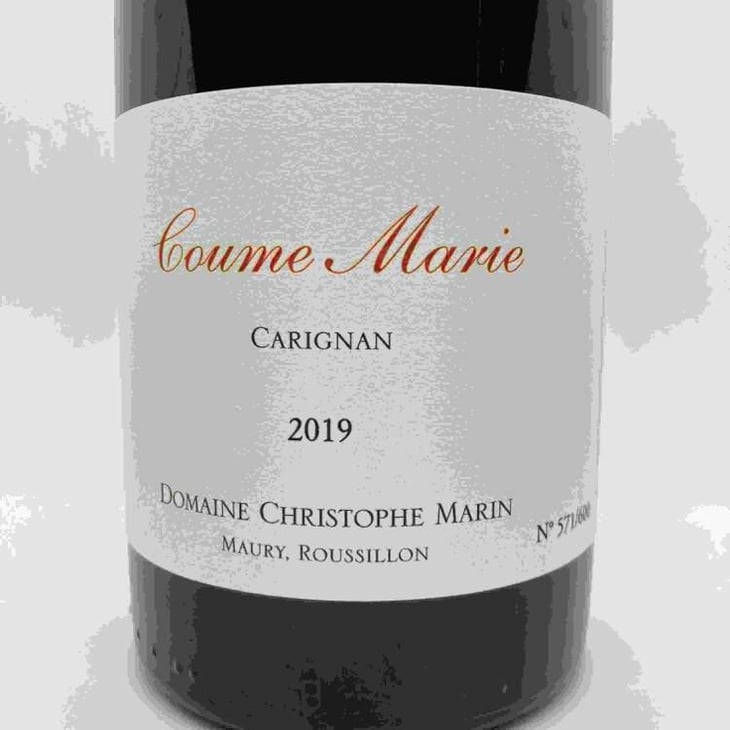 Coume marie Carignan - Domaine Christophe Marin - Christophe Marin 