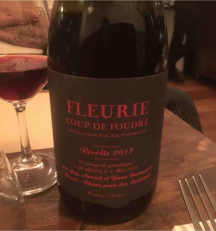 Coup de Foudre (Fleurie) - Les Bertrand - Guy, Annick & Yann Bertrand 