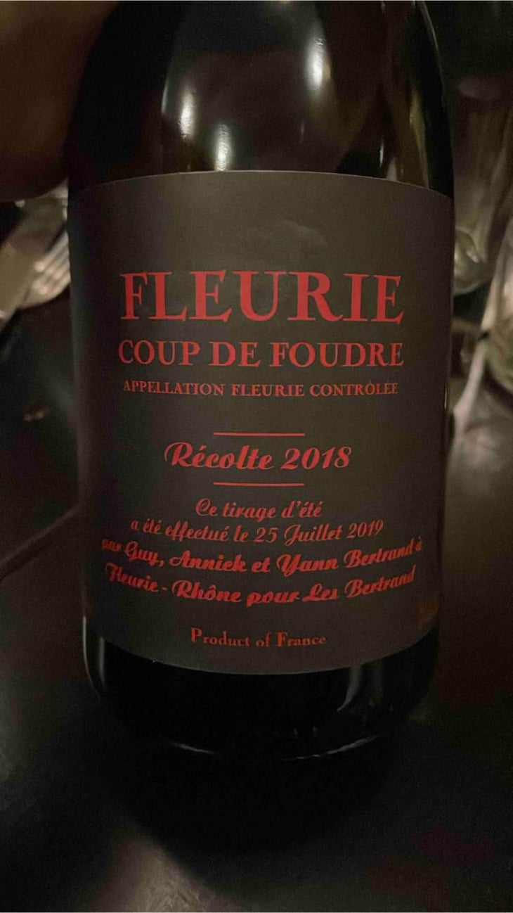 Coup de Foudre (Fleurie) - Les Bertrand - Guy, Annick & Yann Bertrand 