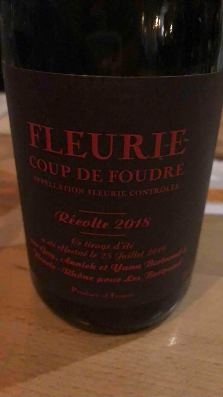 Coup de Foudre (Fleurie) - Les Bertrand - Guy, Annick & Yann Bertrand 