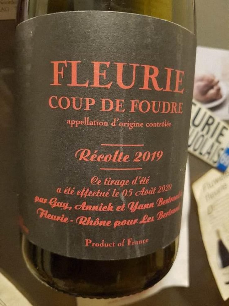 Coup de Foudre (Fleurie) - Les Bertrand - Guy, Annick & Yann Bertrand 