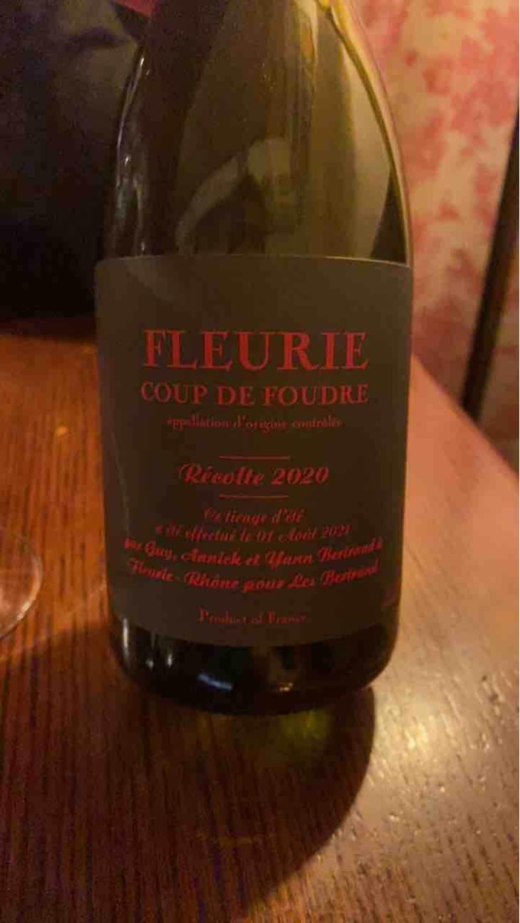 Coup de Foudre (Fleurie) - Les Bertrand - Guy, Annick & Yann Bertrand 