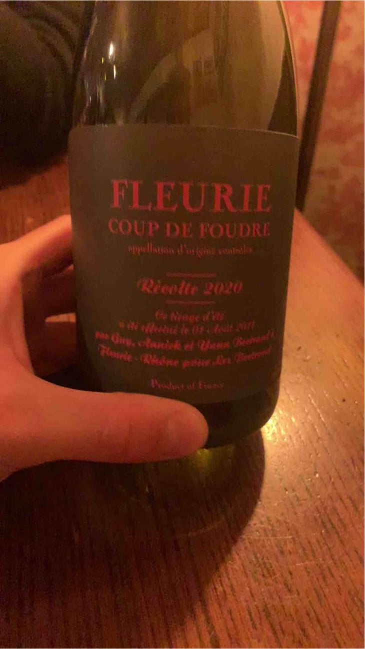 Coup de Foudre (Fleurie) - Les Bertrand - Guy, Annick & Yann Bertrand 
