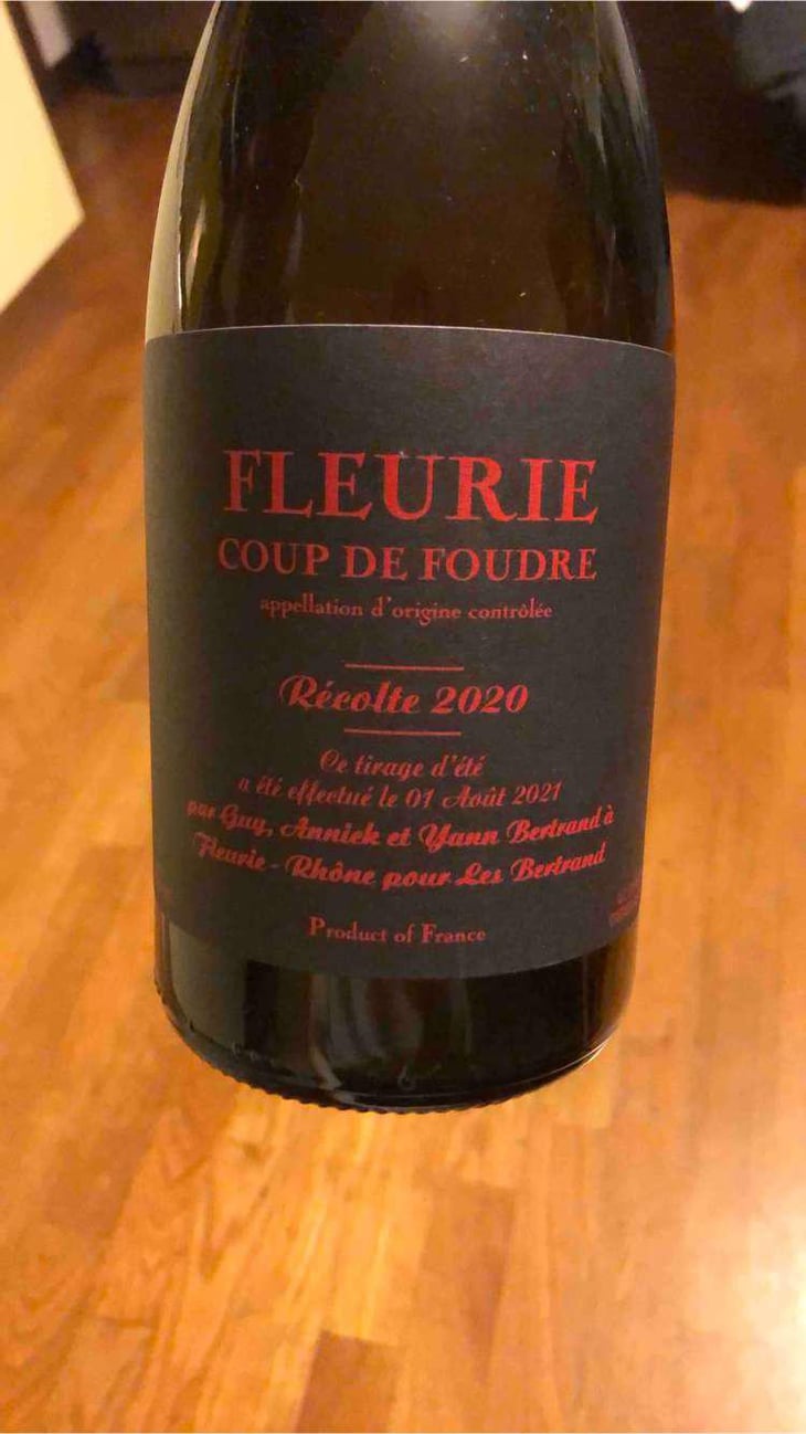 Coup de Foudre (Fleurie) - Les Bertrand - Guy, Annick & Yann Bertrand 