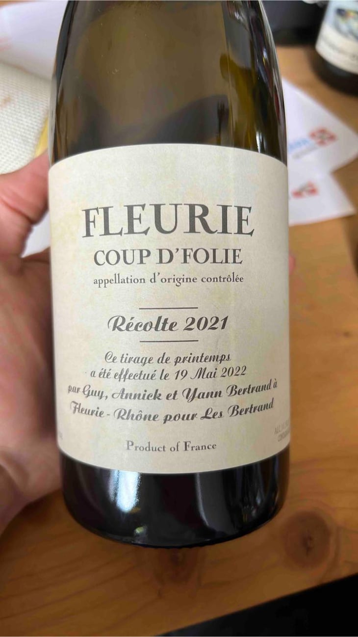 Coup de Foudre (Fleurie) - Les Bertrand - Guy, Annick & Yann Bertrand 