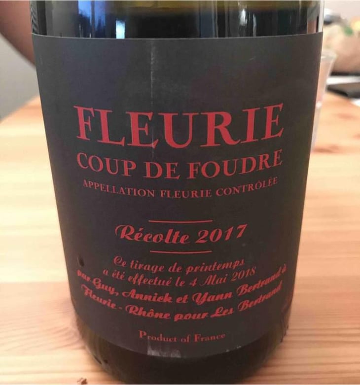 Coup de Foudre (Fleurie) - Les Bertrand - Guy, Annick & Yann Bertrand 