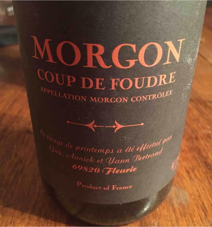Coup de Foudre (Morgon) - Les Bertrand - Guy, Annick & Yann Bertrand 