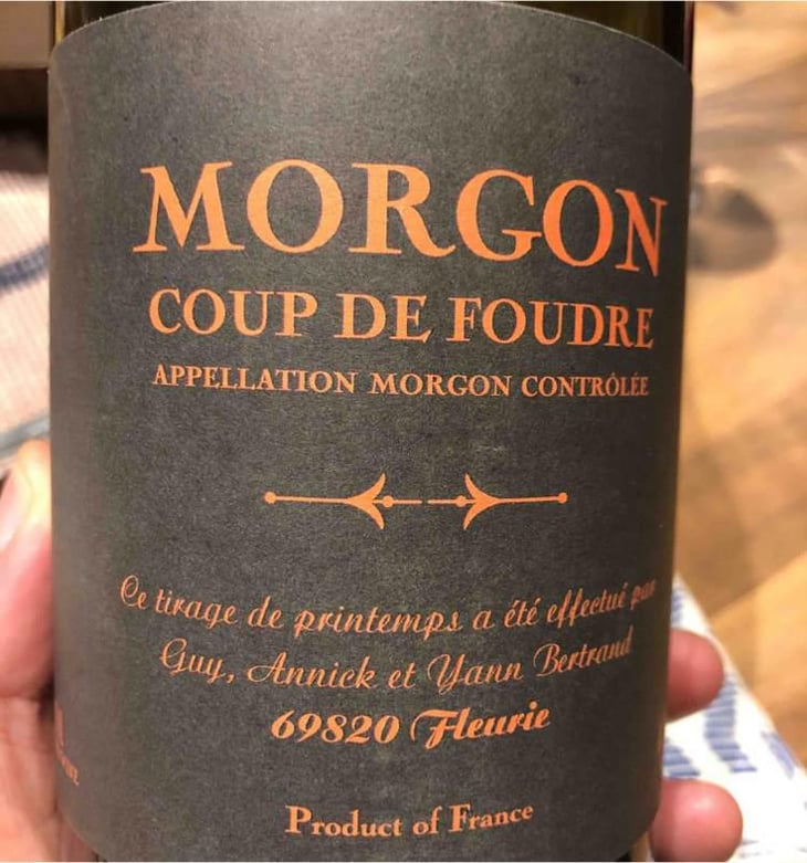 Coup de Foudre (Morgon) - Les Bertrand - Guy, Annick & Yann Bertrand 