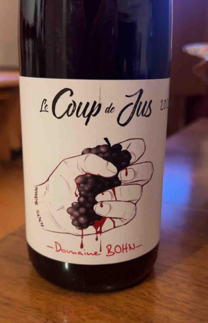 Coup de jus - Domaine Bohn - Bernard & Arthur Bohn -2020