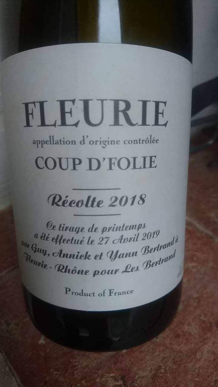 Coup D’folie - Les Bertrand - Guy, Annick & Yann Bertrand -2020