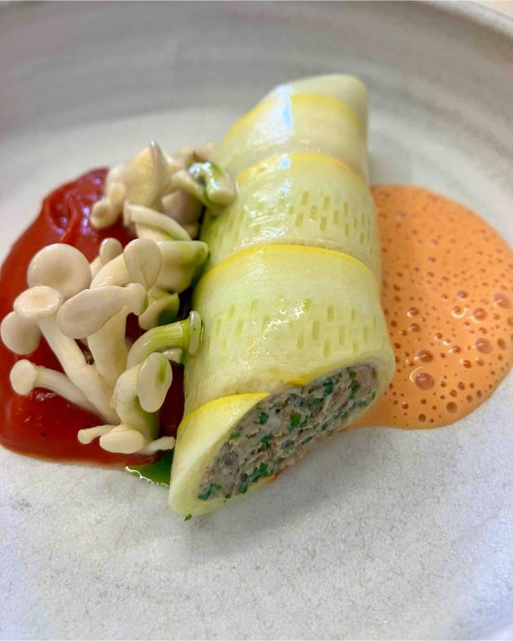 Courgette Jaune Et Pleurotes - Tumulte - 793606