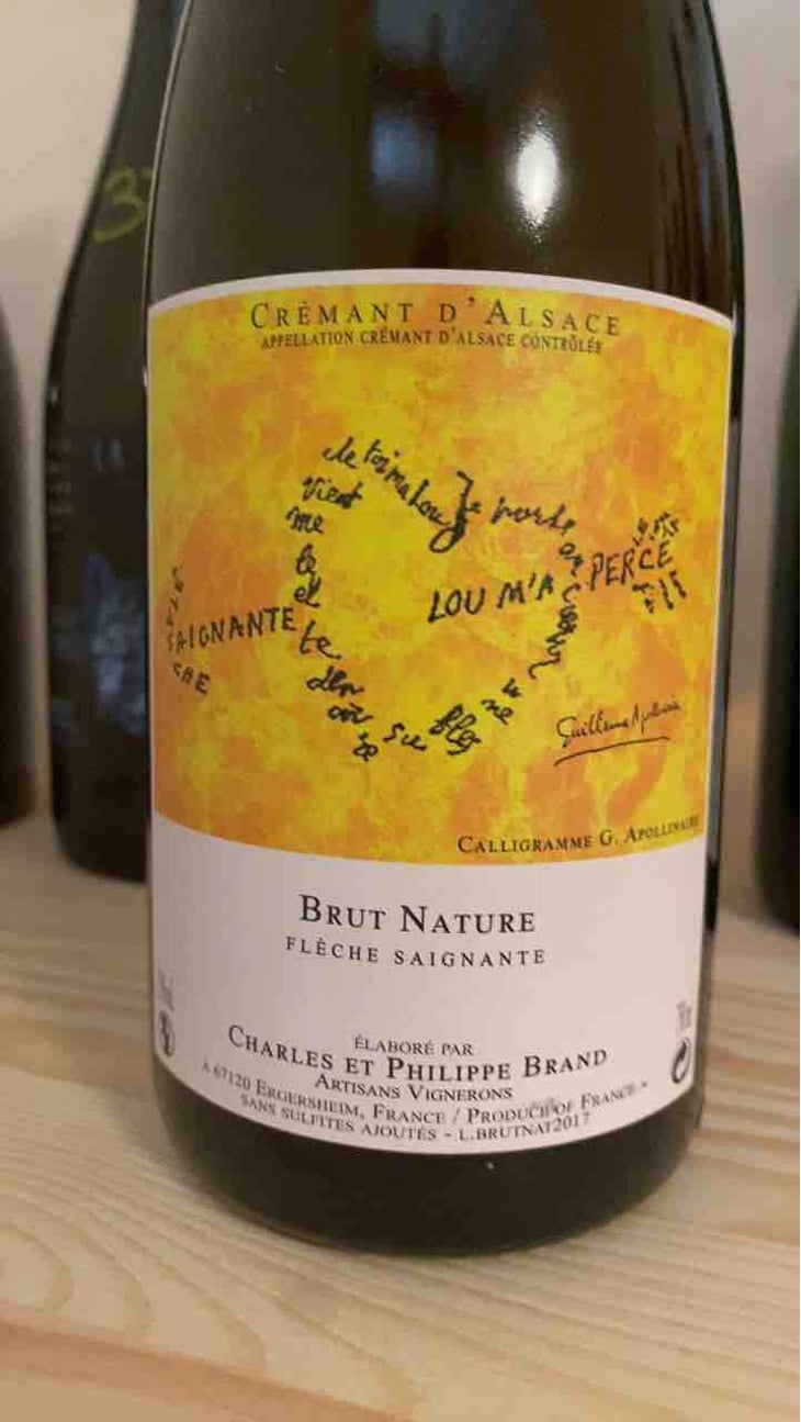 Crémant Brut Nature Flèche Saignante - Domaine Brand & Fils - Philippe Brand 