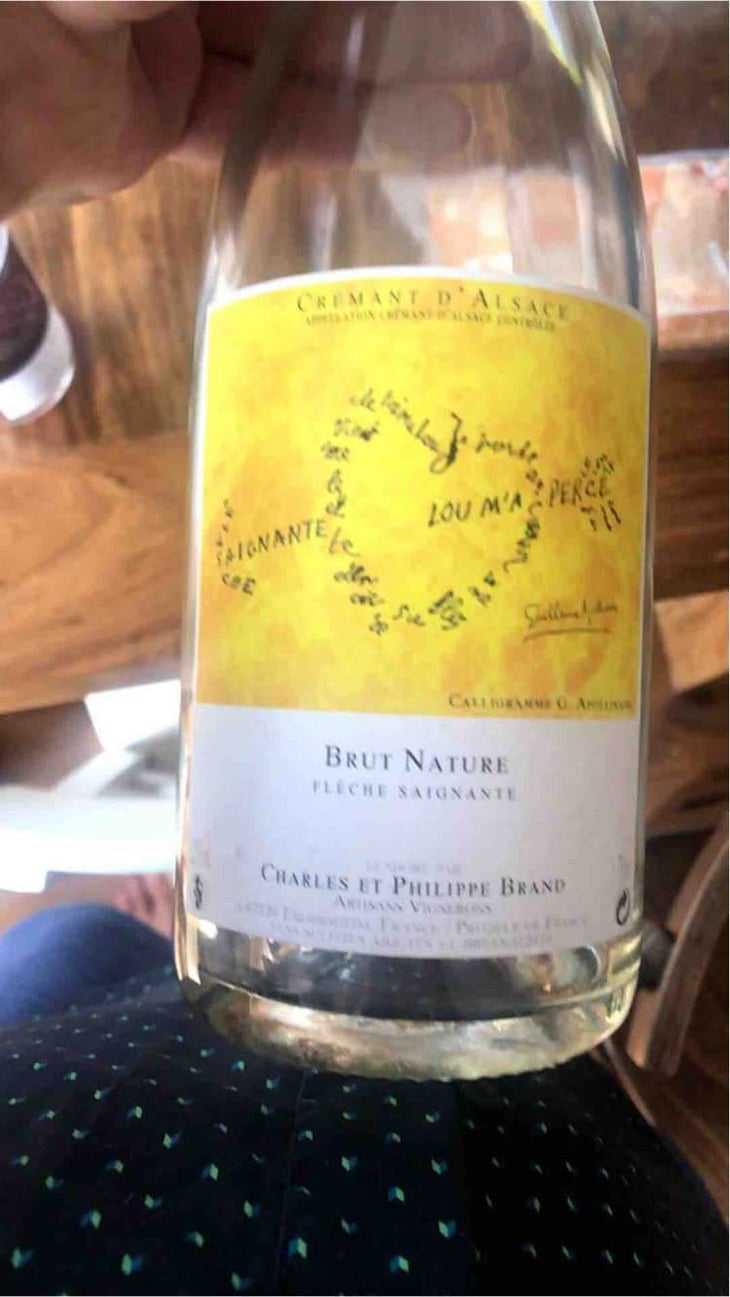 Crémant Brut Nature Flèche Saignante - Domaine Brand & Fils - Philippe Brand 