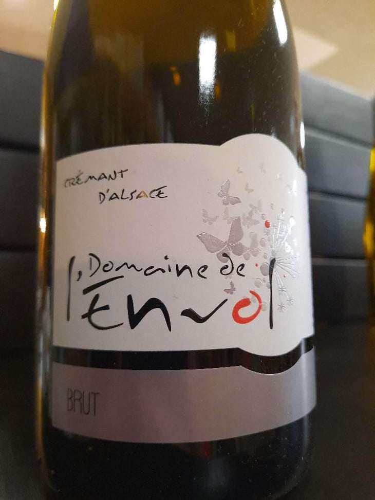 Crémant Brut Nature - Domaine De L’envol - Bernard, Manuela, Daniel, Raphaël & Catherine Hirsinger -2019