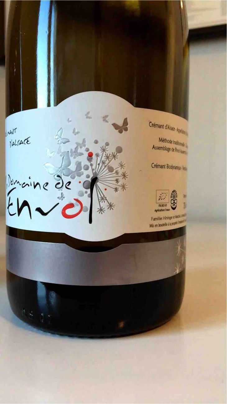 Crémant Brut Nature - Domaine De L’envol - Bernard, Manuela, Daniel, Raphaël & Catherine Hirsinger -2019