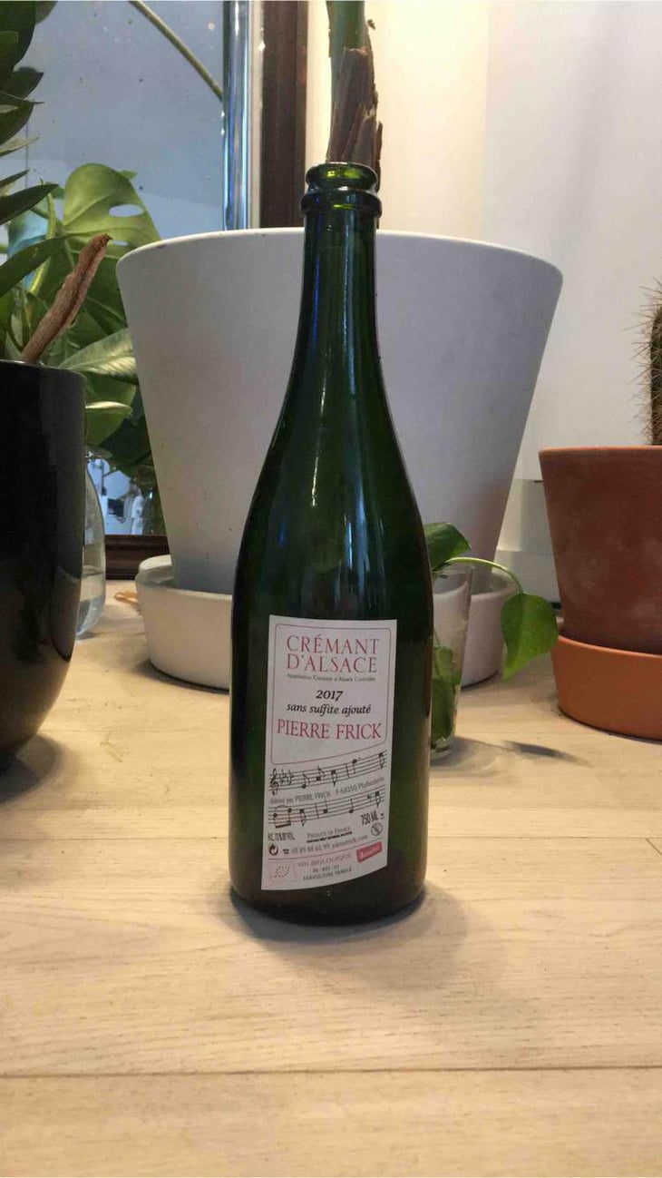 Crémant D’Alsace Riesling - Domaine Pierre Frick - Jean-Pierre, Chantal et Thomas Frick 