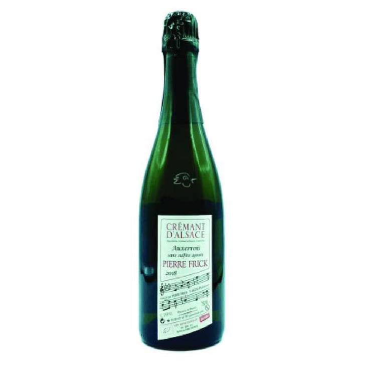 Crémant d'Alsace Auxerrois - Domaine Pierre Frick - Jean-Pierre, Chantal et Thomas Frick -2018