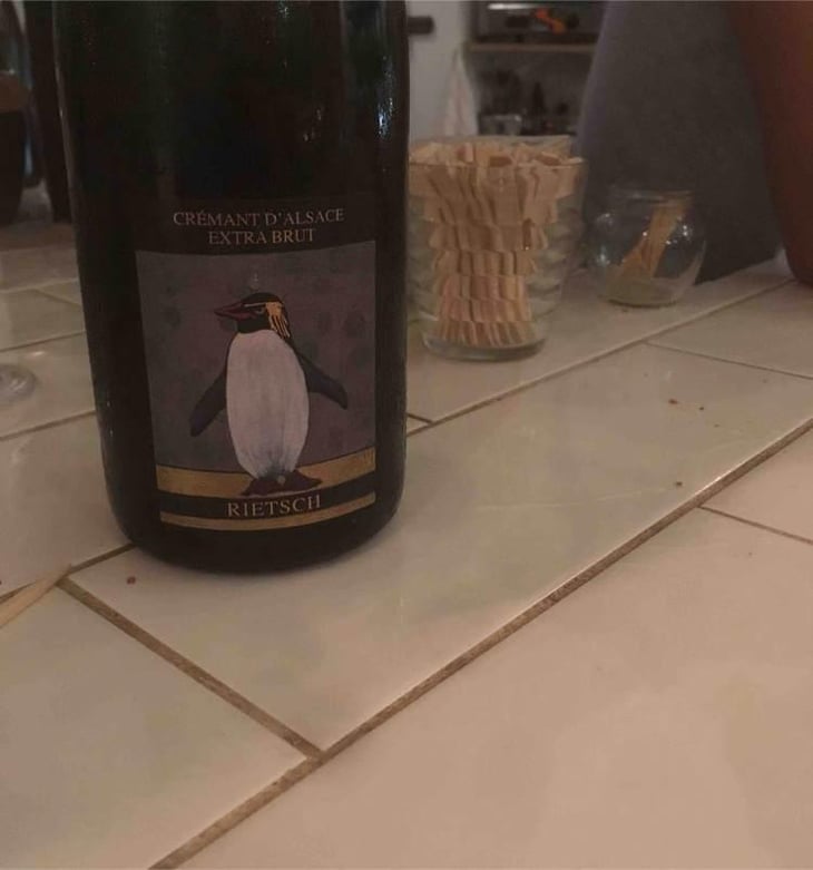 Crémant D'Alsace Extra-Brut Nature - Domaine Rietsch - Jean-Pierre & Sophie Rietsch 