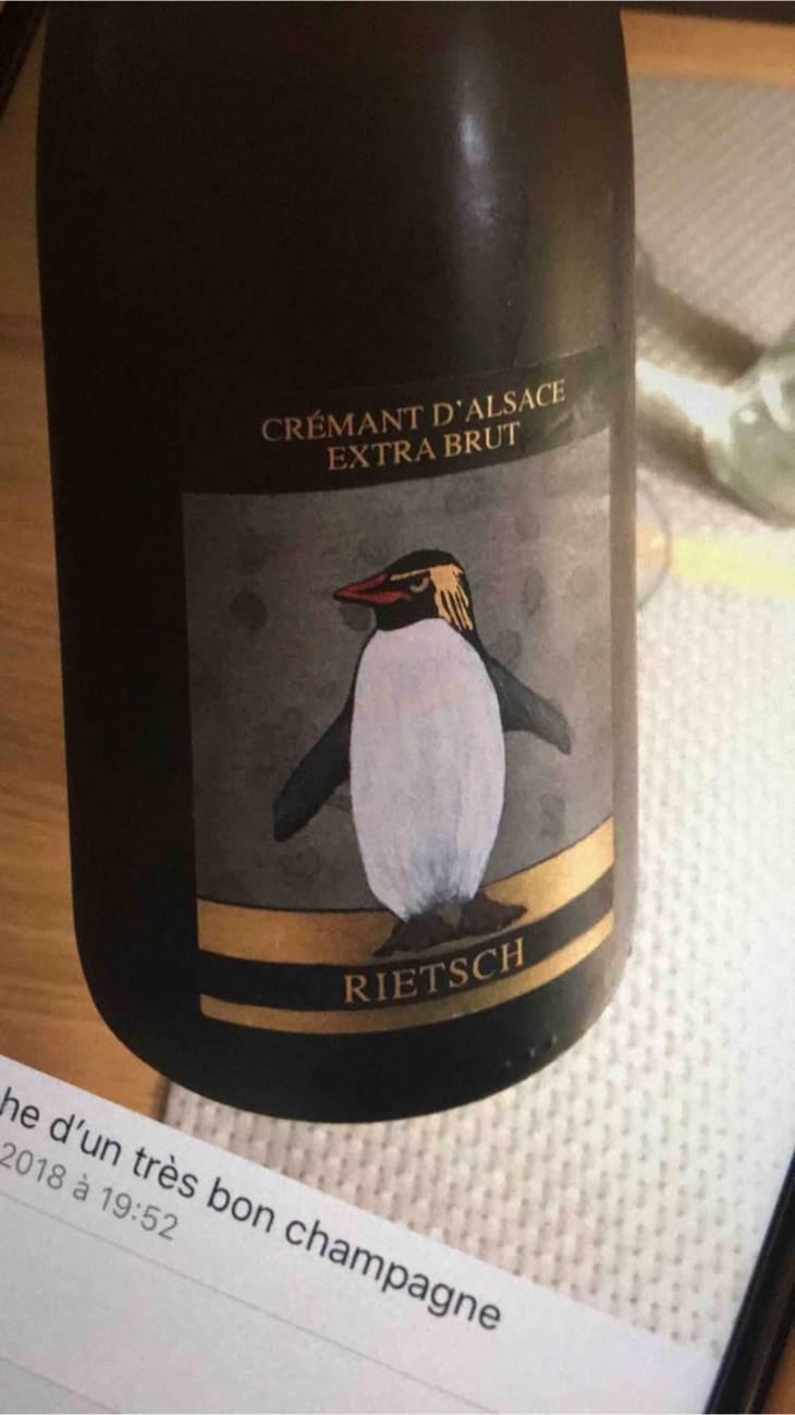 Crémant D'Alsace Extra Brut - Domaine Rietsch - Jean-Pierre & Sophie Rietsch 