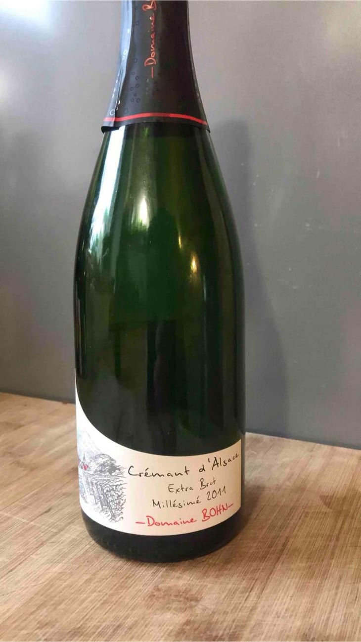 Crémant d'Alsace Millésimé Extra Brut Nature - Domaine Bohn - Bernard & Arthur Bohn 