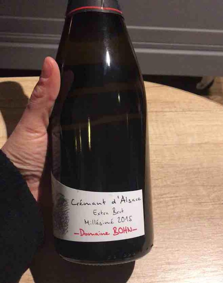 Crémant d'Alsace Millésimé Extra Brut - Domaine Bohn - Bernard & Arthur Bohn -2013