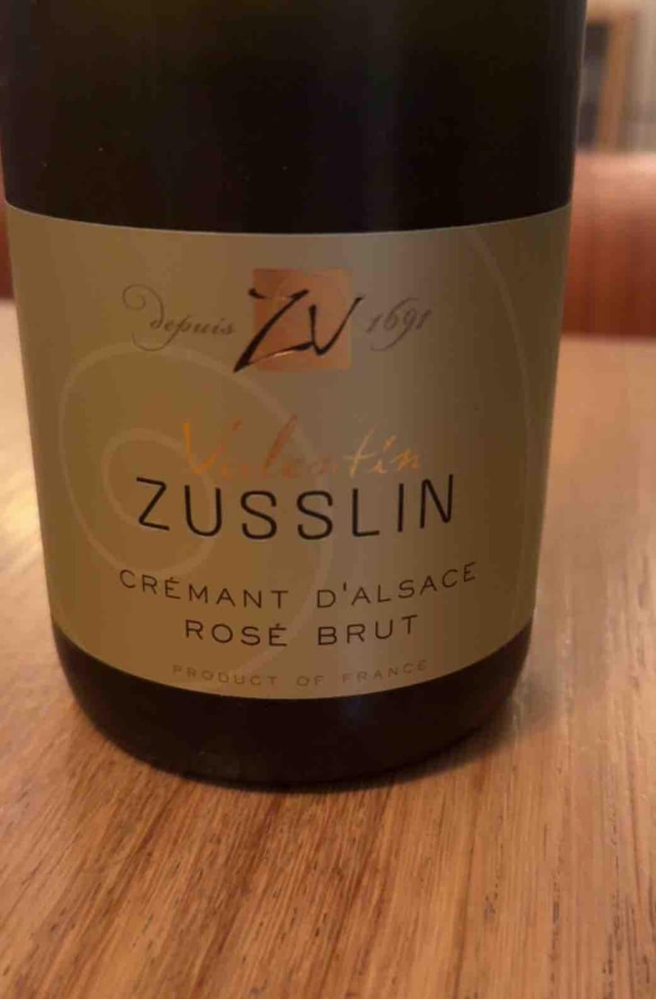 Crémant Rosé Brut - Domaine Valentin Zusslin - Jean-Paul & Marie Zusslin 