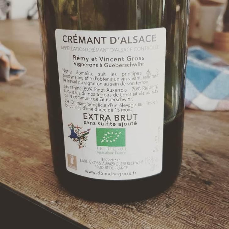 Crémant d'Alsace - Domaine Gross - Rémy & Vincent Gross 