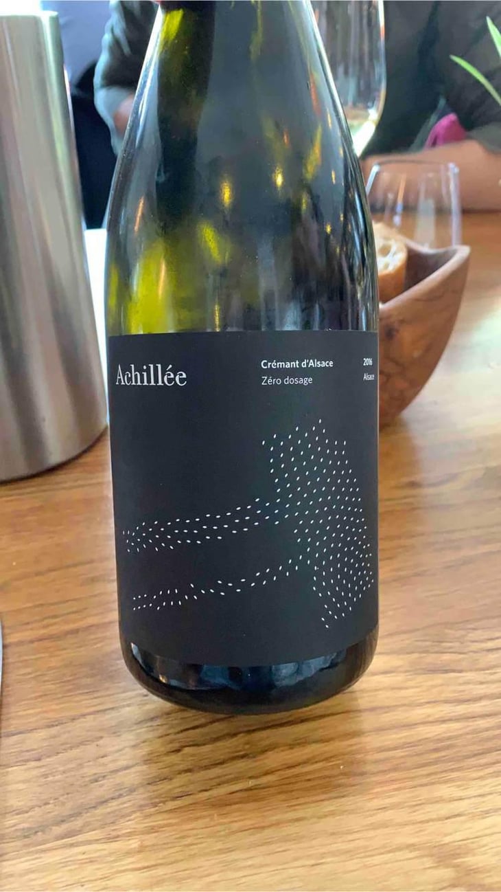 Crémant d’Alsace Zéro Dosage - Domaine Achillée - Jean & Pierre Dietrich 