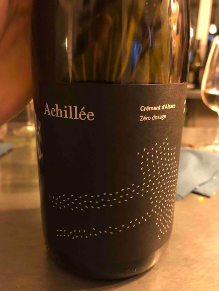 Crémant d’Alsace Zéro Dosage - Domaine Achillée - Jean & Pierre Dietrich 