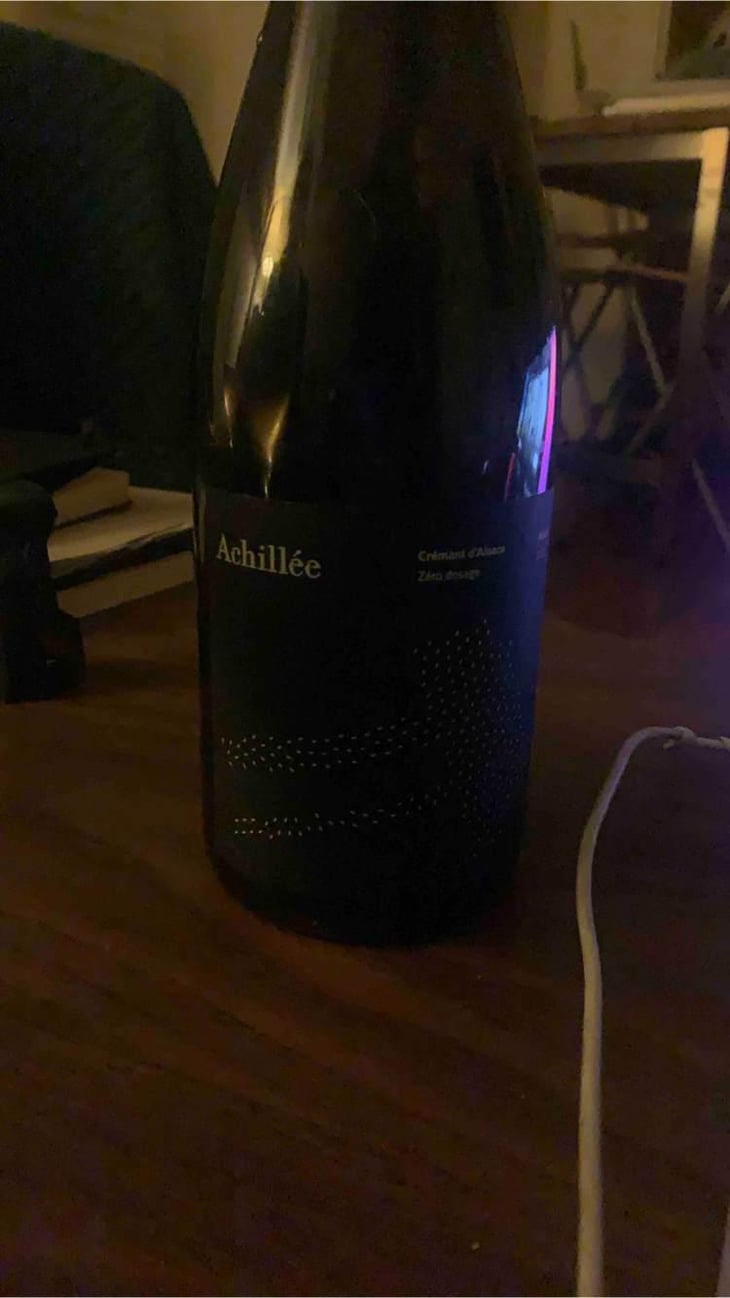 Crémant d’Alsace Zéro Dosage - Domaine Achillée - Jean & Pierre Dietrich 