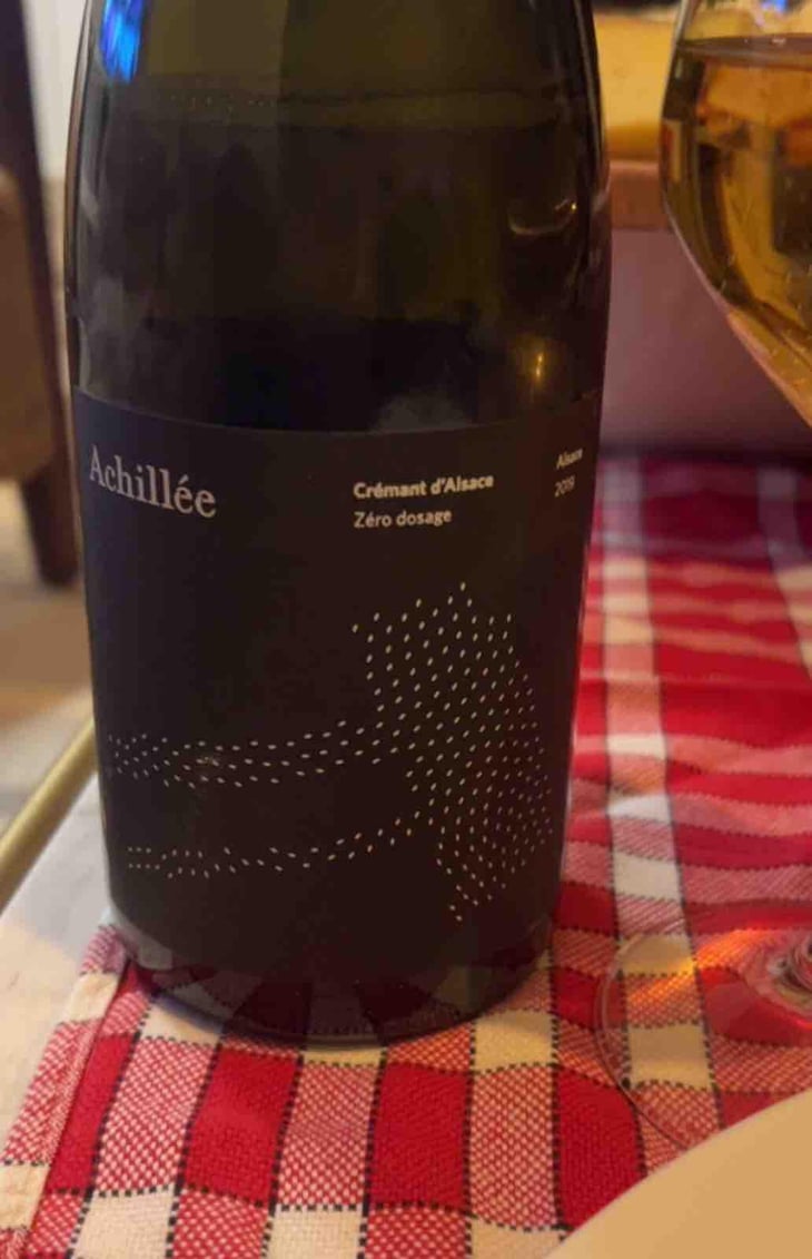 Crémant d’Alsace Zéro Dosage - Domaine Achillée - Jean & Pierre Dietrich 