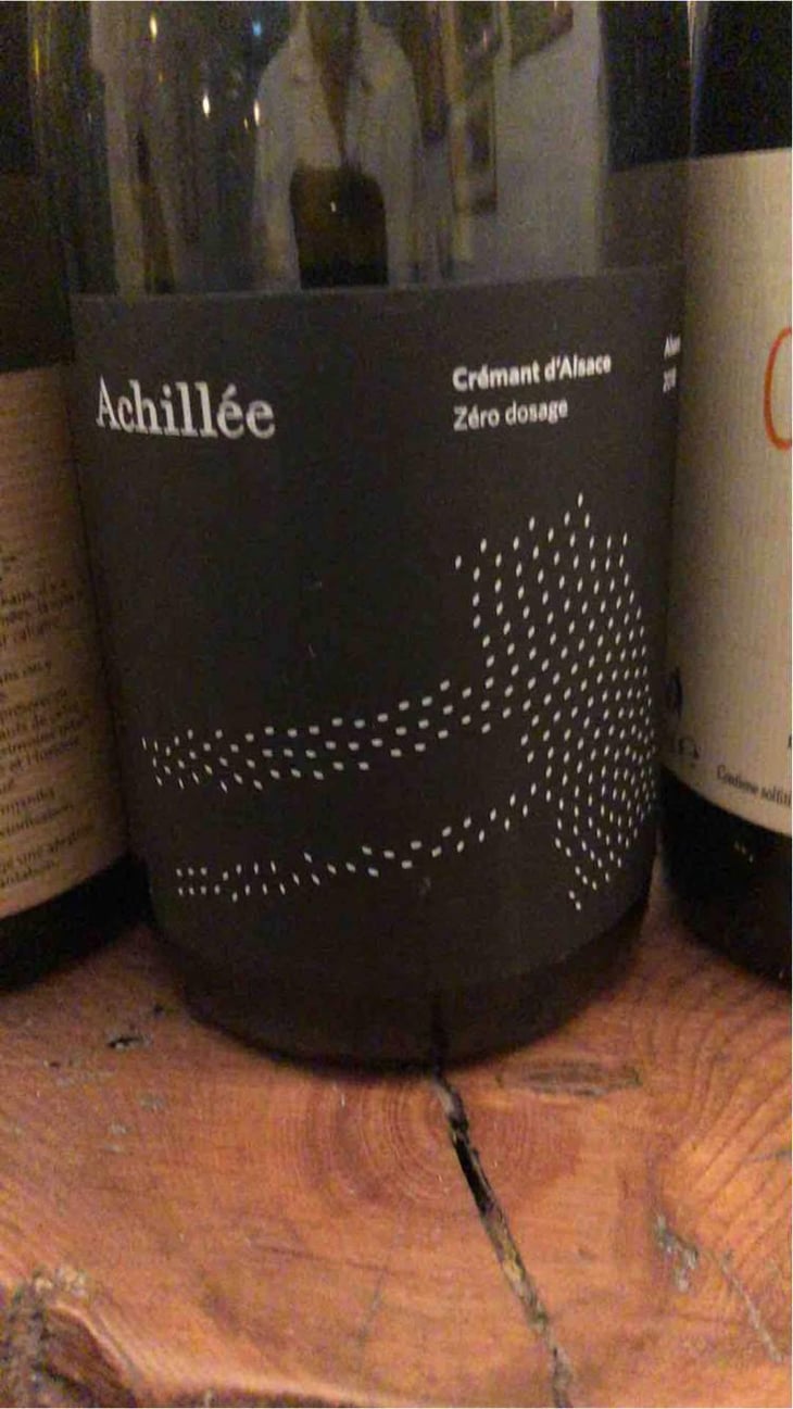 Crémant d’Alsace Zéro Dosage - Domaine Achillée - Jean & Pierre Dietrich 