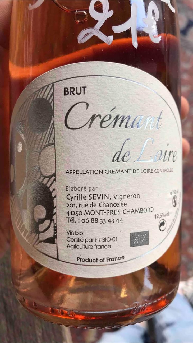 Crémant de Loire - Cyrille Sevin - Cyrille Sevin 