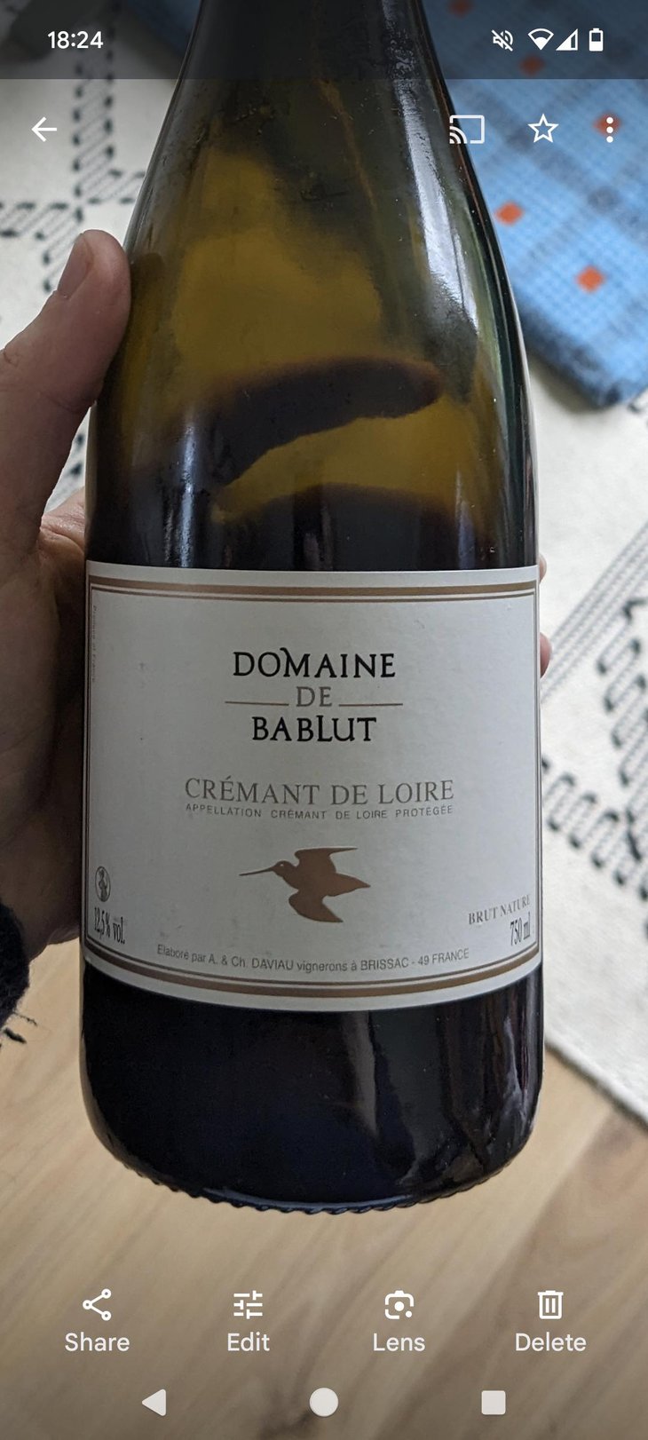 Crémant de Loire - Domaine de Bablut - Christophe & Antoine Daviau 
