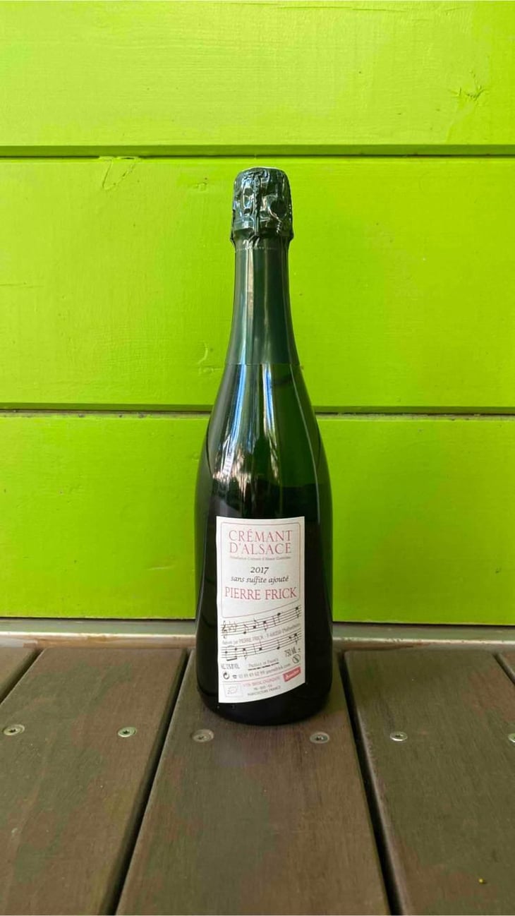 Crémant - Domaine Pierre Frick - Jean-Pierre, Chantal et Thomas Frick -2017