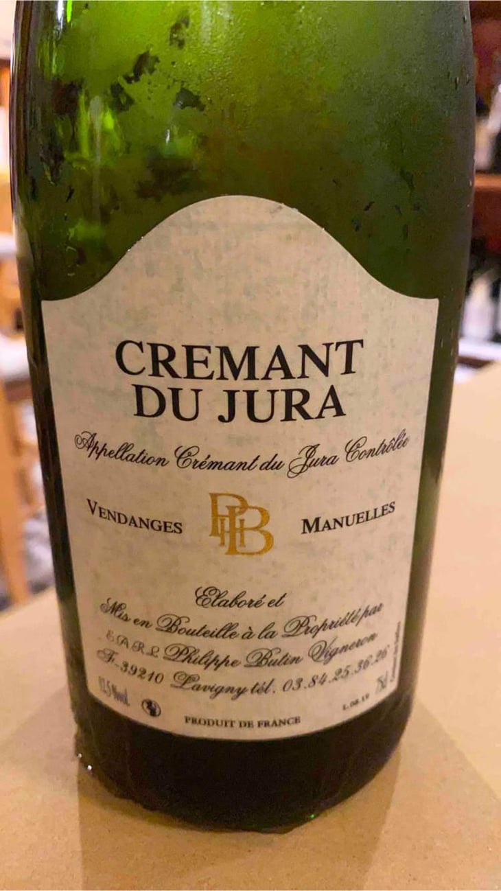 Cremant du Jura Brut - Domaine Butin - Philippe Butin -2019