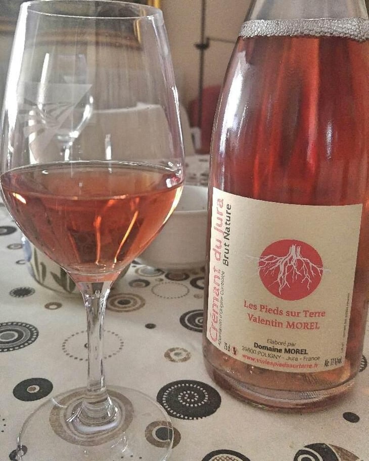Crémant du Jura Brut Nature - Les Pieds Sur Terre - Valentin Morel 