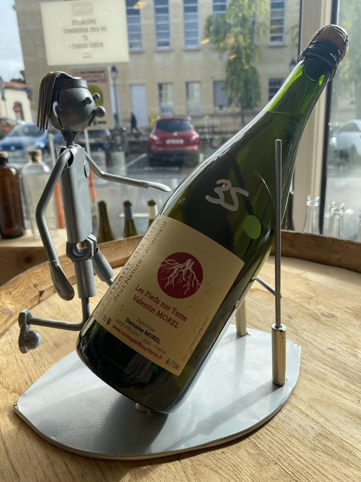 Crémant du Jura Brut Nature - Les Pieds Sur Terre - Valentin Morel 