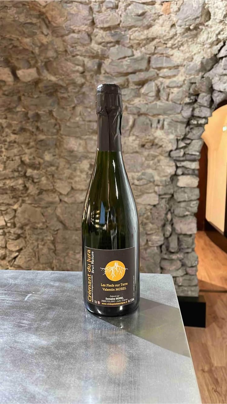Crémant du Jura Brut Nature - Les Pieds Sur Terre - Valentin Morel 