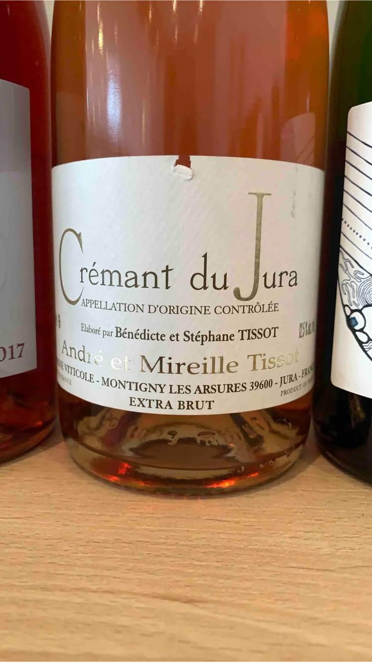 Crémant Du Jura Extra Brut - Domaine André & Mireille Tissot - Bénédicte & Stéphane Tissot 