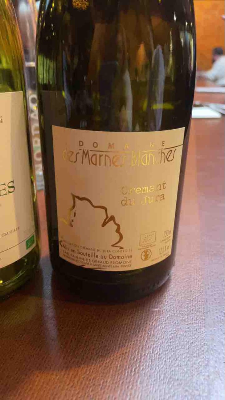 Crémant Du Jura Réserve - Domaine Des Marnes Blanches - Pauline & Géraud Fromont 