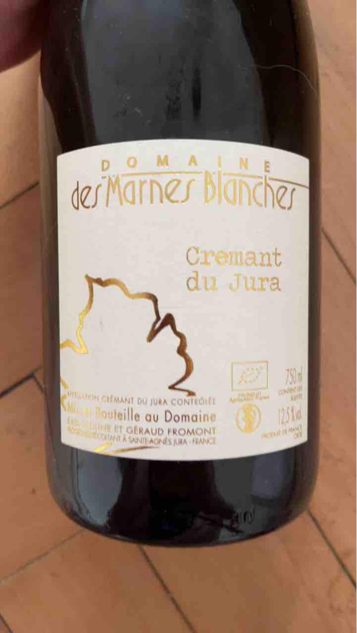 Crémant Du Jura Réserve - Domaine Des Marnes Blanches - Pauline & Géraud Fromont 