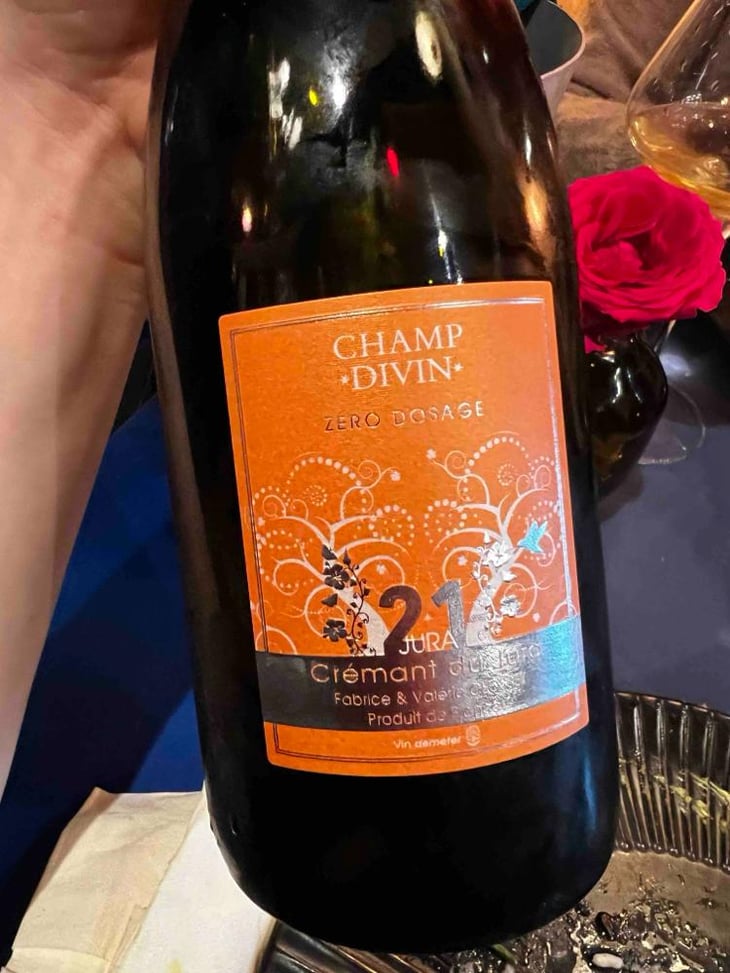 Cremant Du Jura, Zero Dosage - Champ Divin - Fabrice & Valérie Closset 