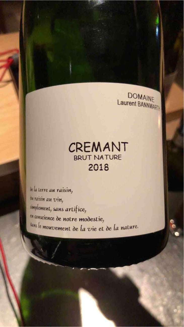 Crémant Nature - Laurent Bannwarth - Stéphane Bannwarth 