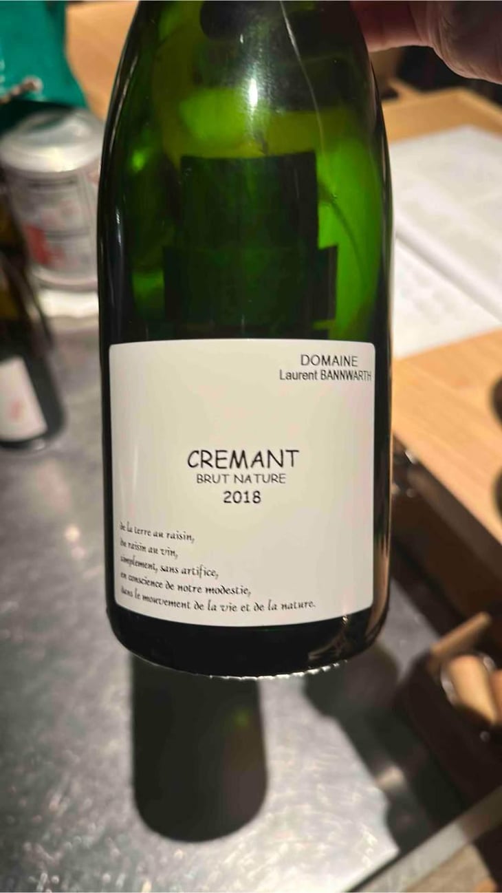 Crémant Nature - Laurent Bannwarth - Stéphane Bannwarth 