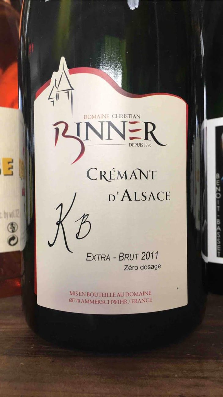 Crémant « KB » - Domaine Christian Binner - Christian Binner et son équipe 